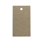 Kraft Brown Earring Display Cards