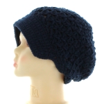 Crochet Newsboy Slouch Beanie Hat