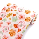 Fall Watercolor Floral Bullet Fabric