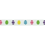 3/8" Easter Egg Grosgrain Ribbon