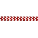 3/8" Red Chevron ZigZag Grosgrain Ribbon