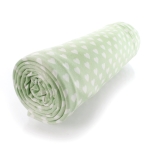 Sage Green White Hearts DBP Fabric