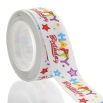 7/8" Happy Birthday Grosgrain Ribbon