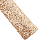 Chunky Glitter Canvas Sheets Light Gold