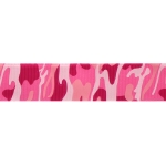 7/8" Pink Camo Grosgrain Ribbon