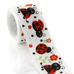 1.5" Ladybugs Grosgrain Ribbon