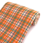 Pink Green Fall Plaid Bullet Fabric