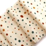 Rustic Sienna Multi-Colored Dots Bullet Fabric