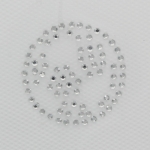 Hotfix Rhinestone Iron On Transfer Motif Soccer Ball