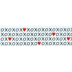 1.5" XOXO Grosgrain Ribbon