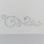 Hotfix Rhinestone Iron On Transfer Motif Scroll Design