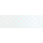 1.5" Light Pink Quatrefoil Grosgrain Ribbon