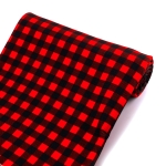 Cozy Red/Black Check Plaid Bullet Fabric