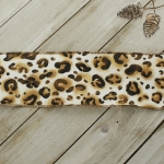 2 1/2" Wired Ribbon Cheetah Animal Print