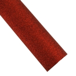 Fine Glitter Fabric Sheet Red