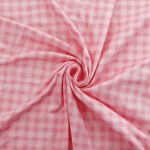 Pink Gingham Plaid DBP Fabric