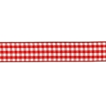 Red Gingham Plaid Ribbon