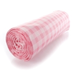 Pink Gingham Plaid DBP Fabric