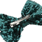 Sequin Tuxedo Hair-Bow Pack - 6pc