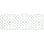 3" Silver Quatrefoil Grosgrain Ribbon