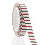 3/8" Christmas Stripe Grosgrain Ribbon