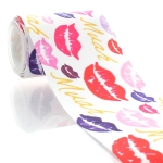 3" Muah Lips Grosgrain Ribbon