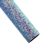 Chunky Glitter Fabric Sheets Iridescent Aurora