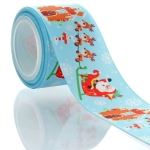 1.5" Santa's Sleigh Grosgrain Ribbon