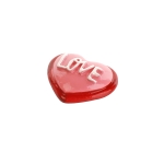 Red/Pink Love Heart Flatback Craft Embellishment