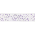 7/8" Lt. Lavender Swirls Grosgrain Ribbon