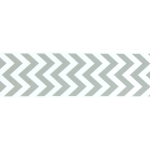 1.5" Grey Chevron ZigZag Grosgrain Ribbon