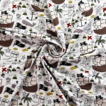 Ahoy Matey Pirates DBP Fabric