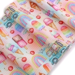 Summer Ice Cream Truck Bullet Fabric