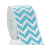 1.5" Turquoise Chevron ZigZag Grosgrain Ribbon