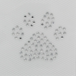 Hotfix Rhinestone Iron On Transfer Motif Paw Print