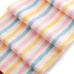 Pastel Brush Stroke Stripes Bullet Fabric