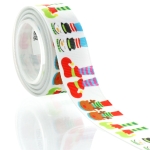 7/8" Elf Feet Grosgrain Ribbon