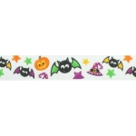 7/8" Batty Halloween Grosgrain Ribbon