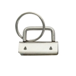 1.25" Key Fob Clasp Silver