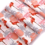 Summer Vibe Flamingos Bullet Fabric