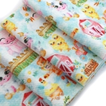 Barn Yard Farm Animals Bullet Fabric