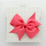 Demure Damask Hair-Bow Display Cards