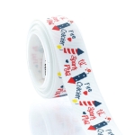 7/8" Firecracker Grosgrain Ribbon