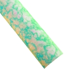 Green on Soft Ombre Tie-Dye Glitter Canvas Sheet