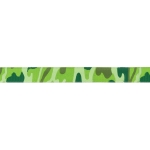 3/8" Green Camo Grosgrain Ribbon