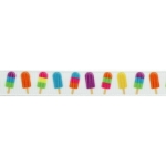 3/8" Popsicles Grosgrain Ribbon