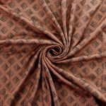 Cocoa and Black Diamond Boho DBP Fabric