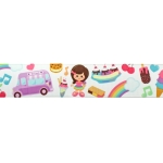 1.5" Ice-Cream Truck Grosgrain Ribbon