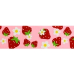 1.5" Strawberries Grosgrain Ribbon