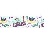 1.5" Mardi Gras Grosgrain Ribbon